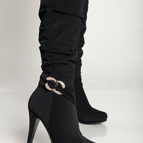 Elegant High-Heeled Boots