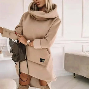 2024 Fall Hoodie Long Sleeve Dress