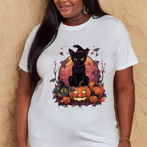 Simply Love Full Size Halloween Theme Graphic T-Shirt