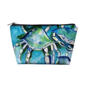 Betsy Drake  White Crabs Pouch