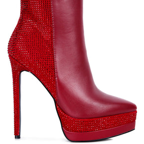 Encanto High Heeled Ankle Boots