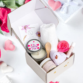 Cute LOVE Special Gift Box, Natural Skincare Gift Box, Mother's Day Gift, BFF, Sister