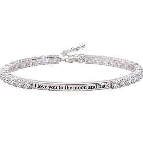 I Love you to the Moon & Back  Elements Bracelet