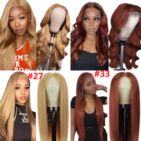 Straight 13x1x4 T part Lace 4x4 Closure wigs Body Wave