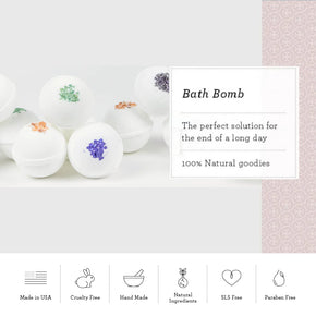 Natural Fizzy Bath Bombs And Shower Steamers Set