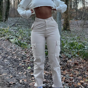 High Waist Cargo Pants Stylish