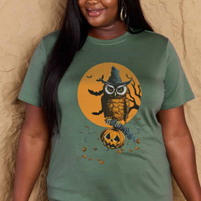 Simply Love Full Size Halloween Theme Graphic Cotton T-Shirt