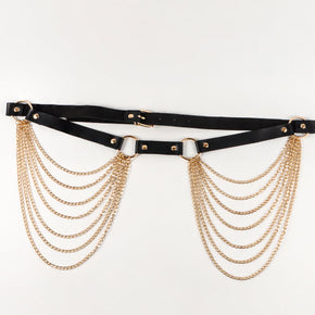 PU Belt with Chain