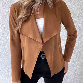 Collared Long Sleeve Jacket