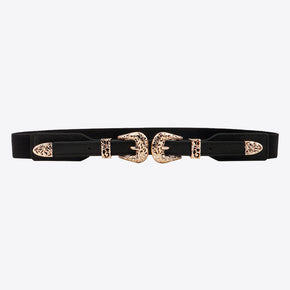 Double Buckle Elastic Belt